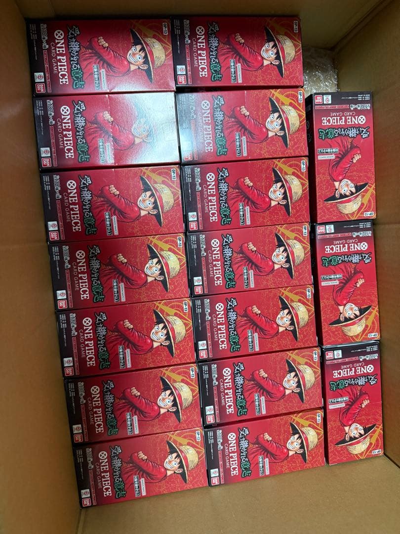 ワンピースカードゲーム 　受け継がれる意志　20ボックス　全てテープ付き　未開封