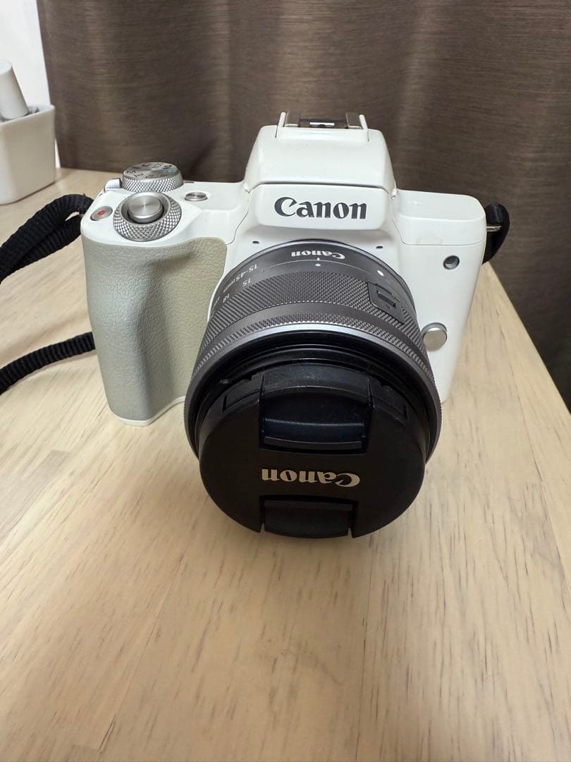 Canon ミラーレス一眼 ホワイト EF-M 15-45mm