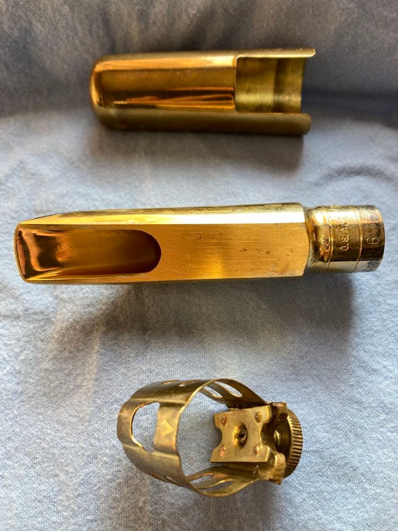 オットーリンクトーンマスター6 テナーサックス用リガチャーキャップ付き