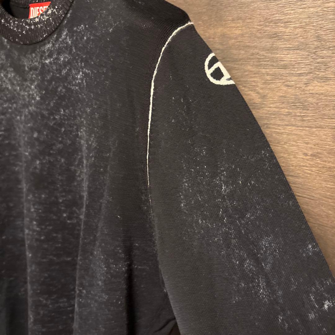 DIESEL ブラック ニット・セーター