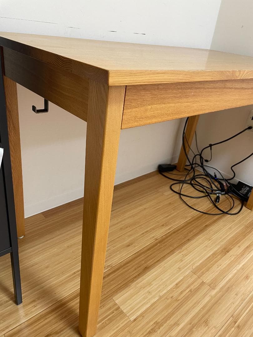 無印良品 木製デスク 天然木（タモ材）