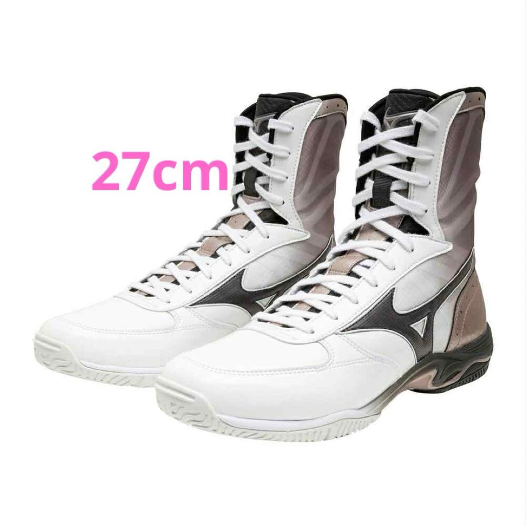 MIZUNO ボクシングシューズ ウエーブモンスターWhite 27cm