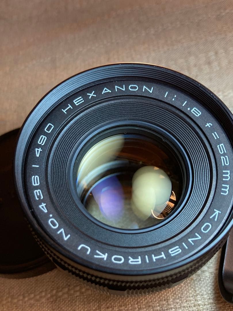 ★konica fp+hexanonレンズ★希少！超美品＊完動品★保証付