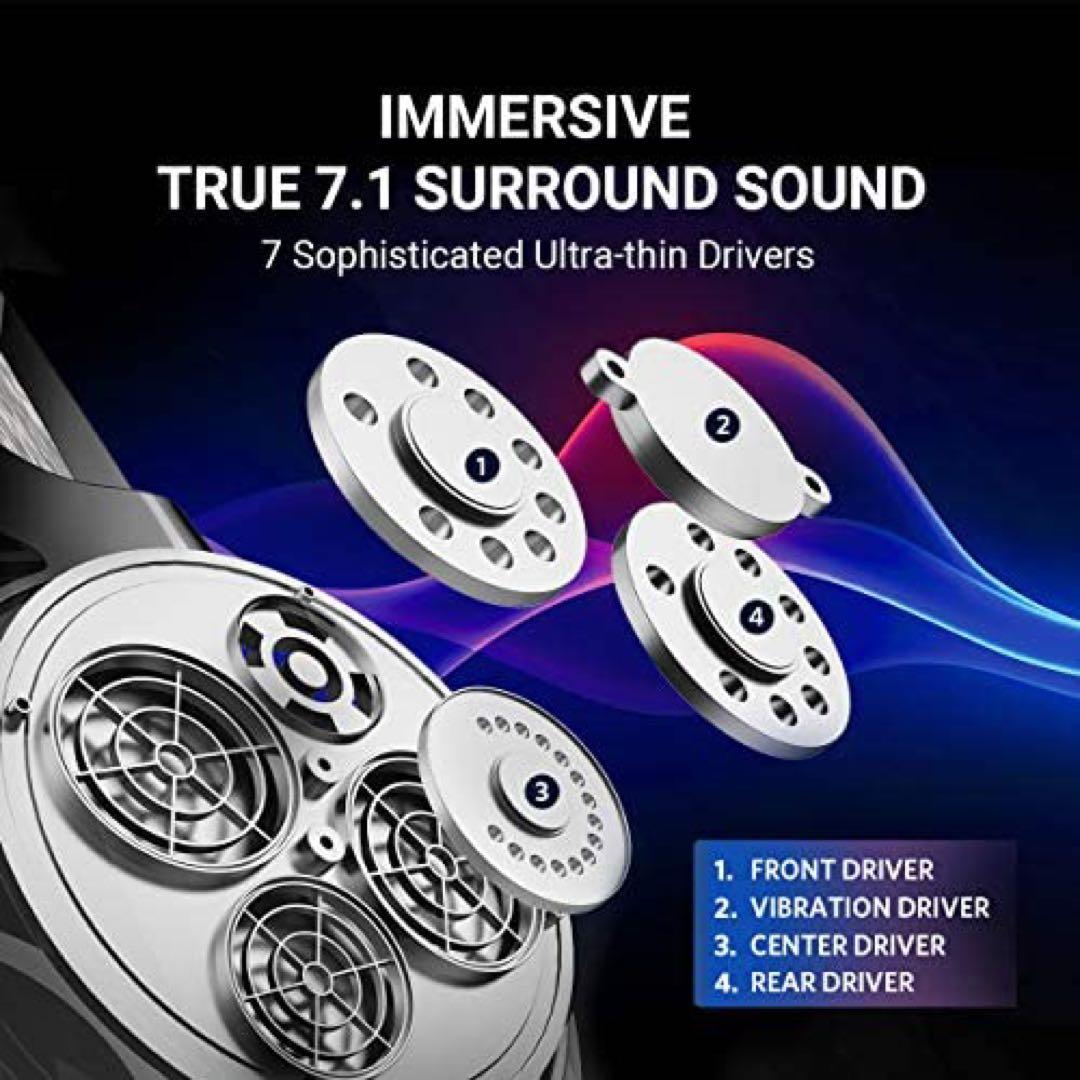 ヘッドホン ABKONCORE REAL 7.1