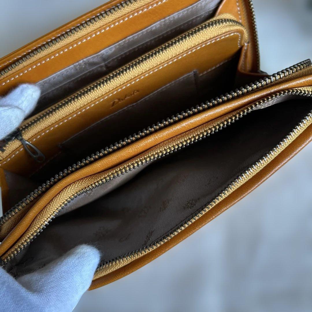 新品Dakota ブラウン 長財布収納力お勧め