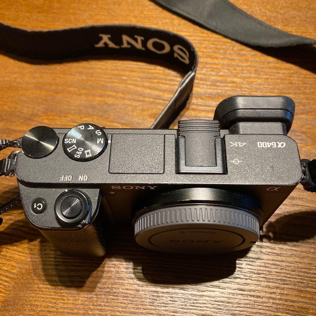 SONY α6400 ミラーレス一眼 本体　箱無し 替えバッテリー付き