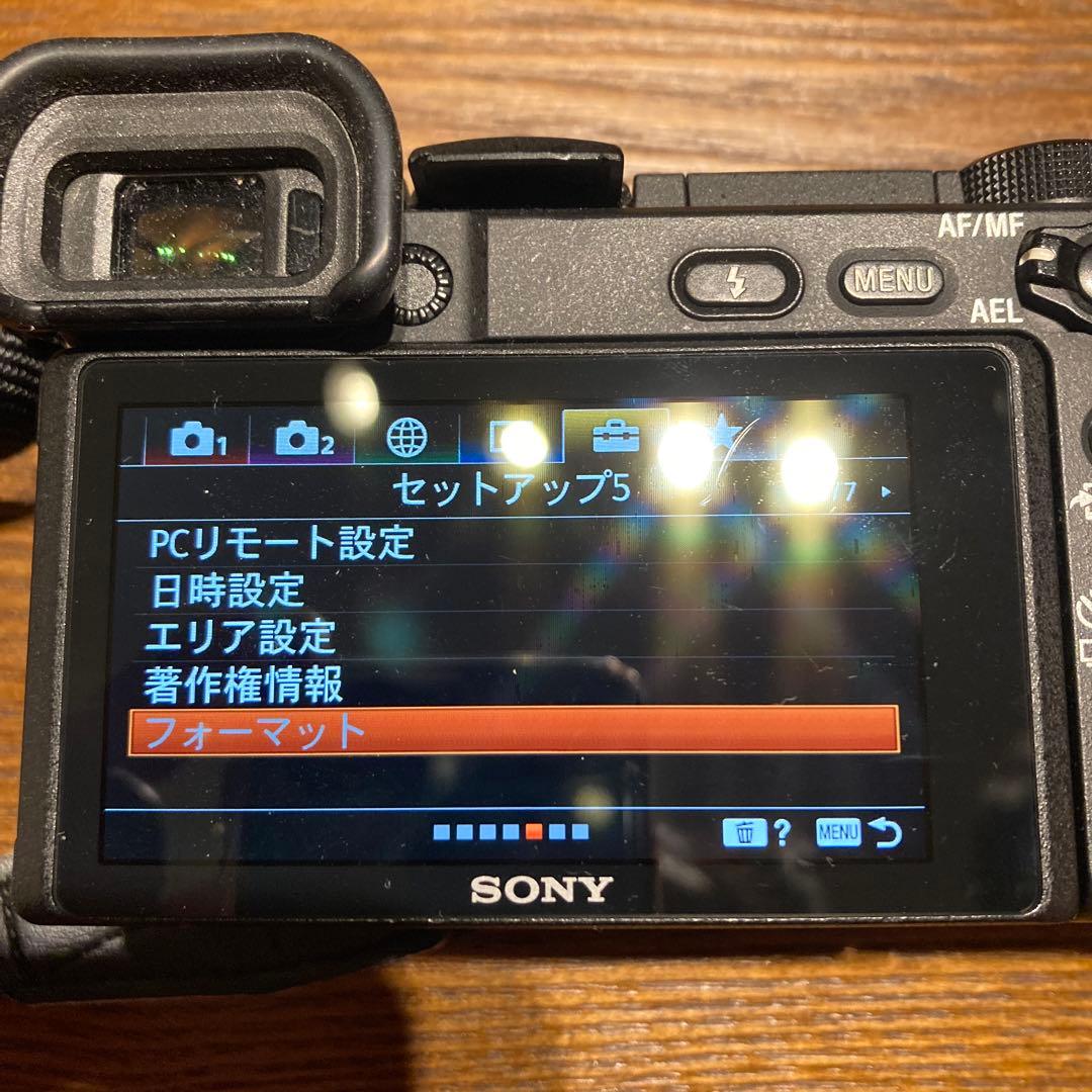 SONY α6400 ミラーレス一眼 本体　箱無し 替えバッテリー付き