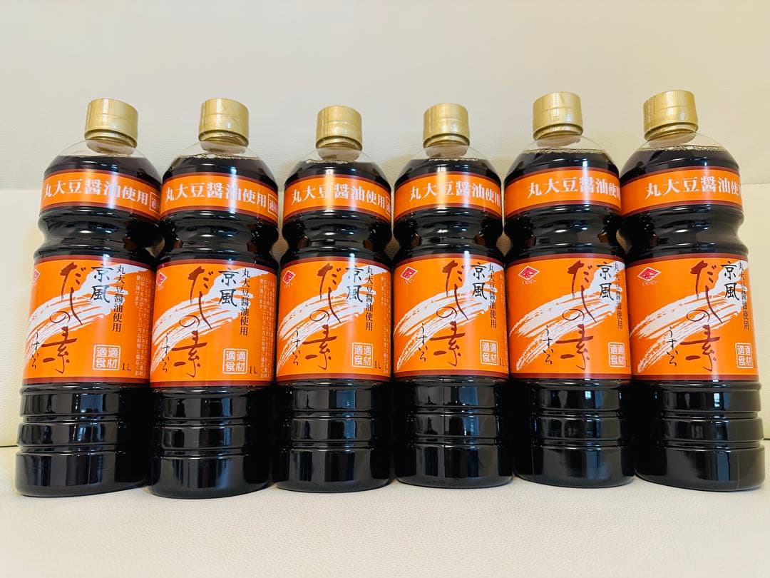 ★チョーコー醤油　京風だしの素うすいろ1ℓ 超特撰むらさき各6本セット★