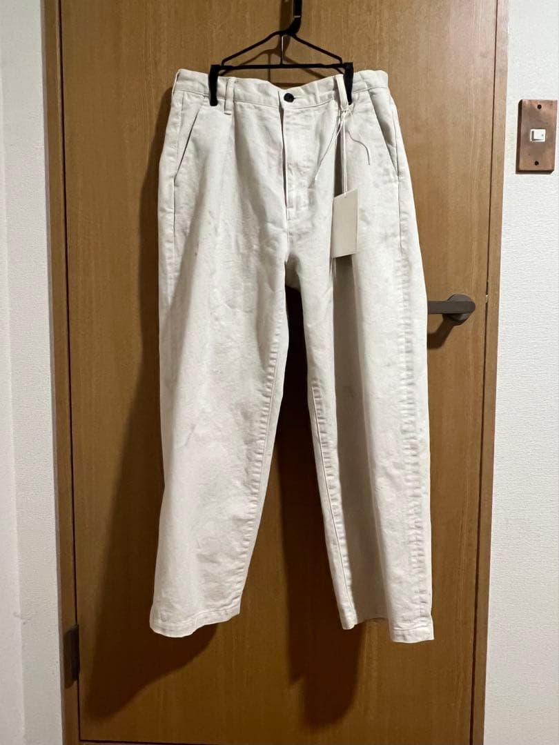 パンツ ANCELLM 25SS PAINT CHINO TROUSERS size1