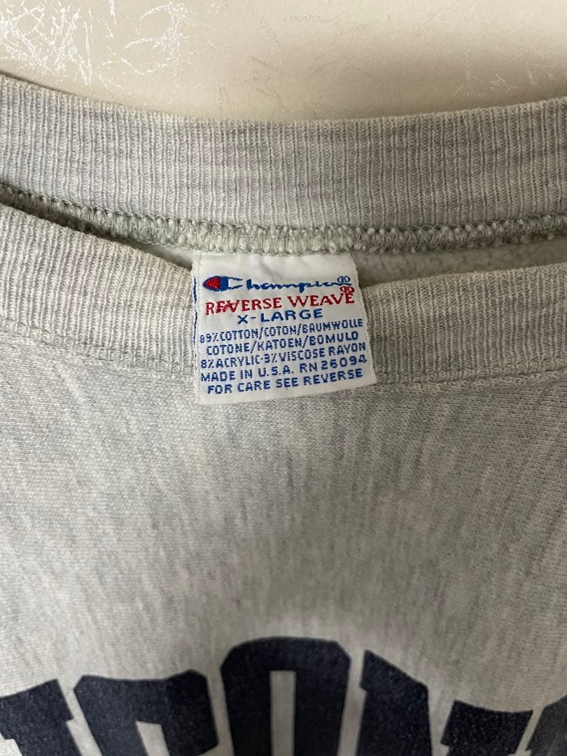 90's USA製 Champion reverse weave 染み込み　XL