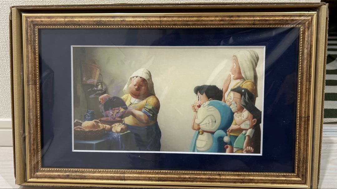 『映画ドラえもん のび太の絵世界物語』名画ジークレー版画「牛乳を注ぐ女」