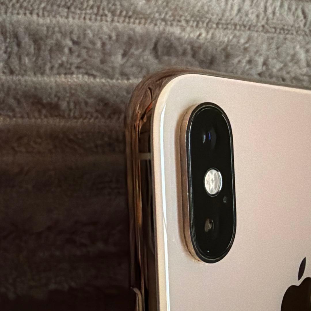 iPhone Xs max 512GB ゴールド　最大容量77%