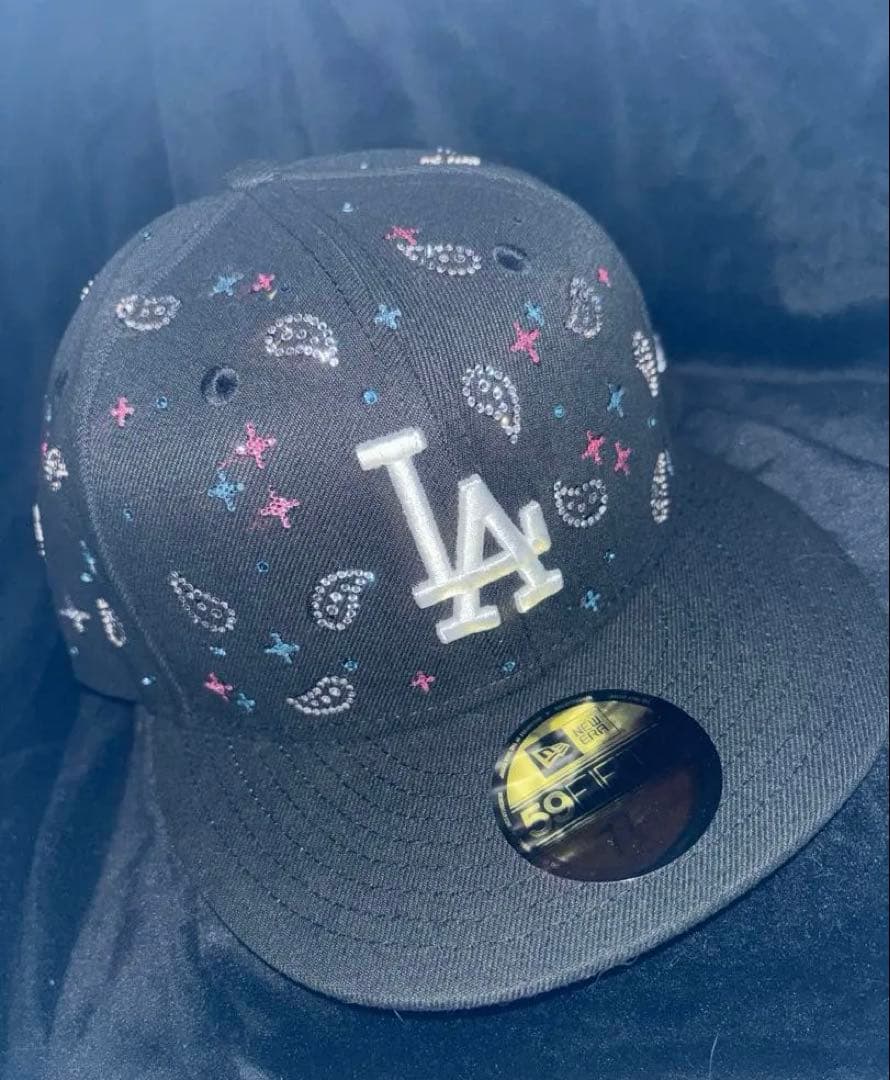 ジュエルキャップ　ニューエラ　 59FIFTY ドジャース　スワロフスキー