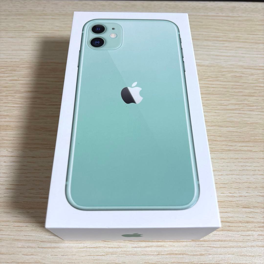 iPhone11 128GB ミントグリーン 本体 箱あり