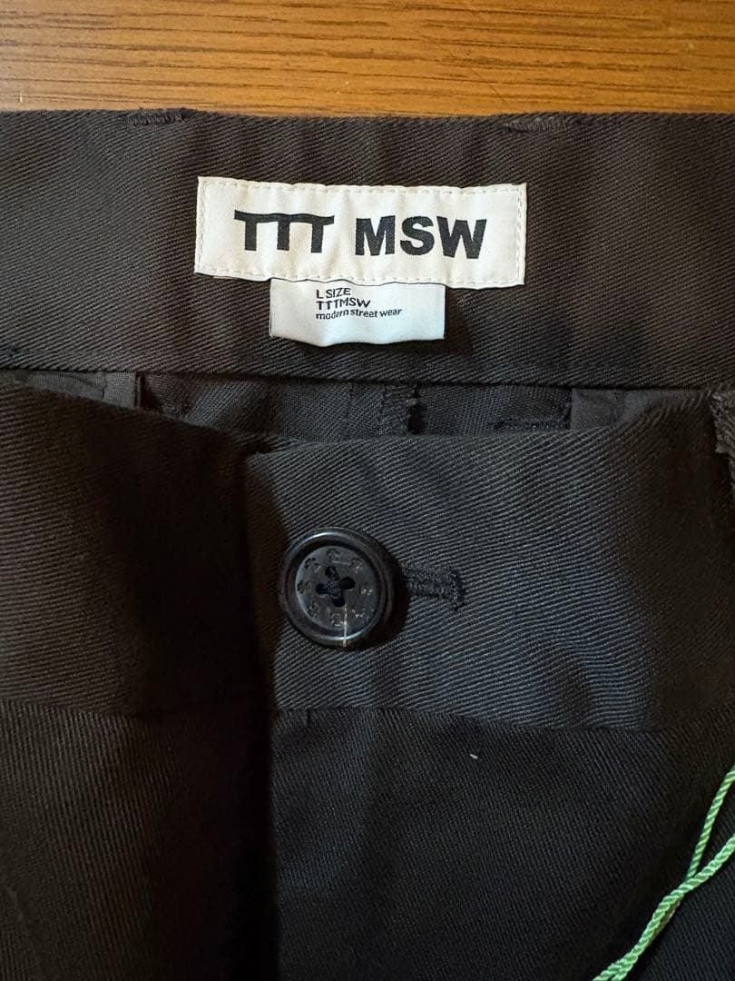 TTT MSW 2025AW ブラウンチノパンツ