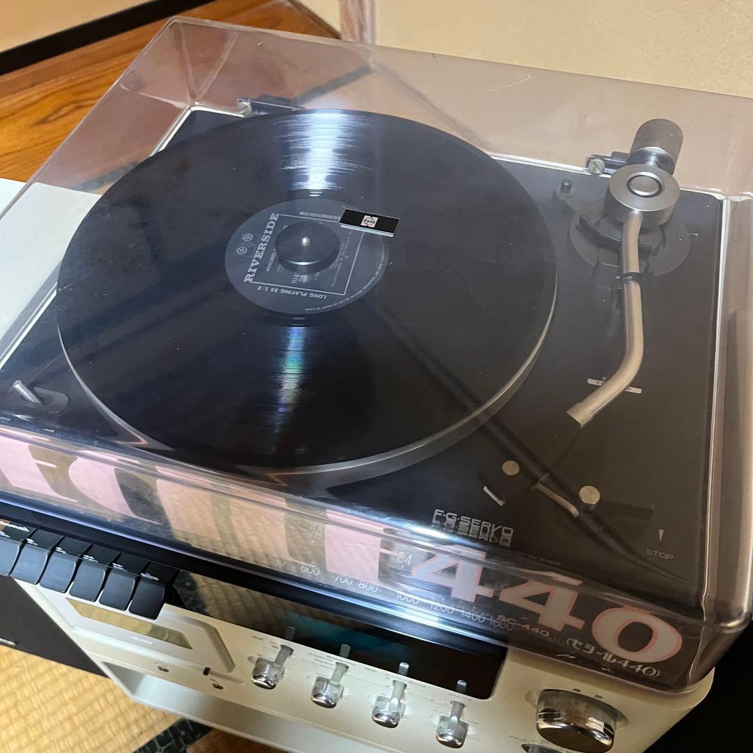 昭和レトロ　ナショナル　カセットタイマー付ステレオシステムSC-440