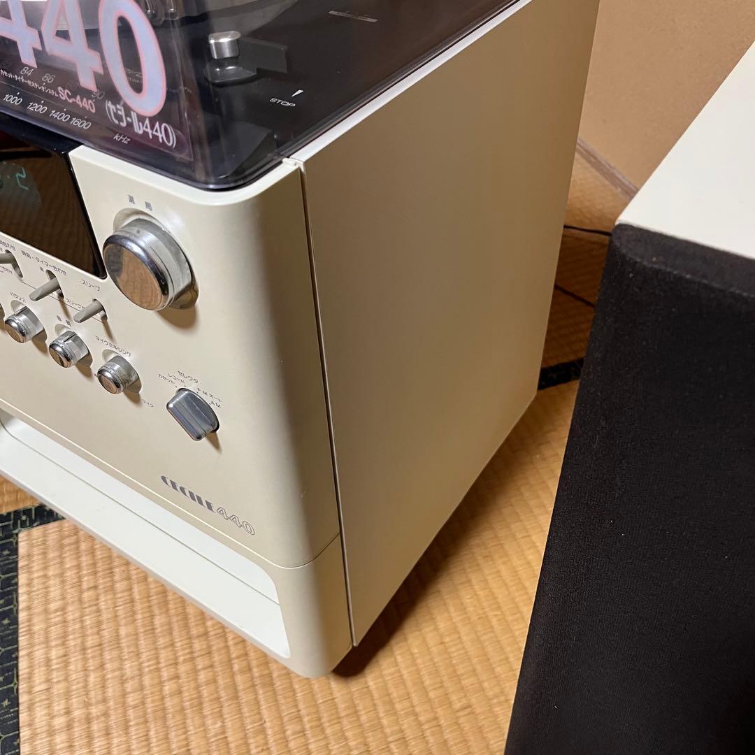 昭和レトロ　ナショナル　カセットタイマー付ステレオシステムSC-440