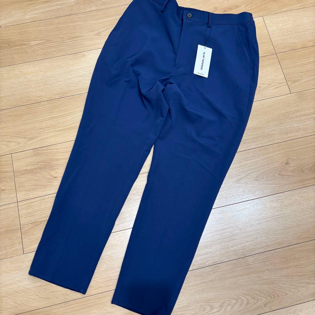 新品　ニューバランス スーツ 上下セット テーパードパンツ ネイビー　XL