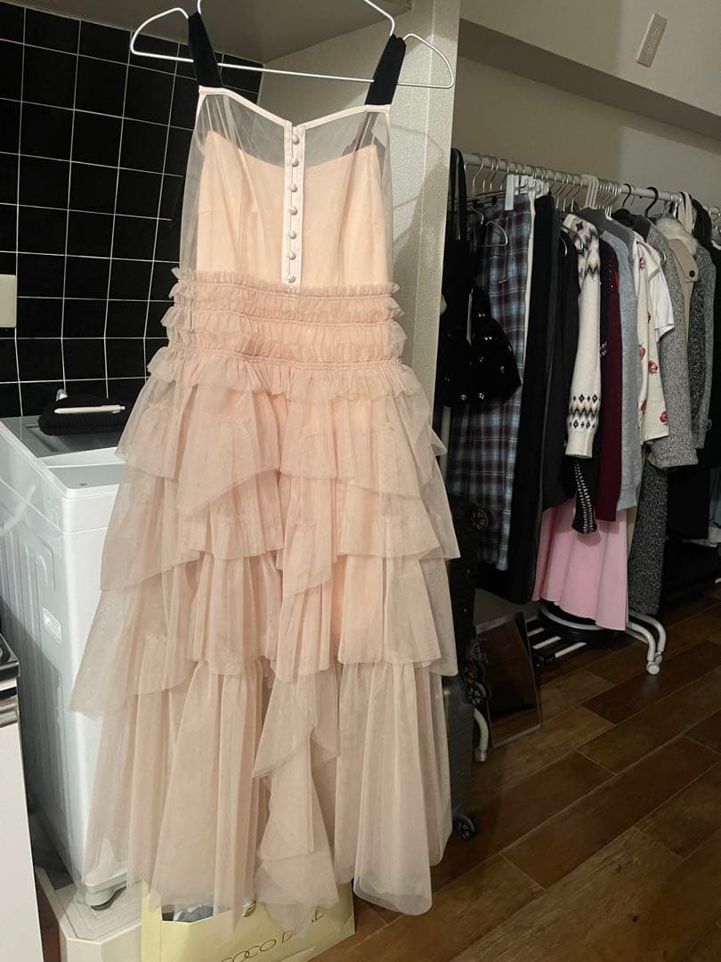 snidel チュールスカート　ピンク