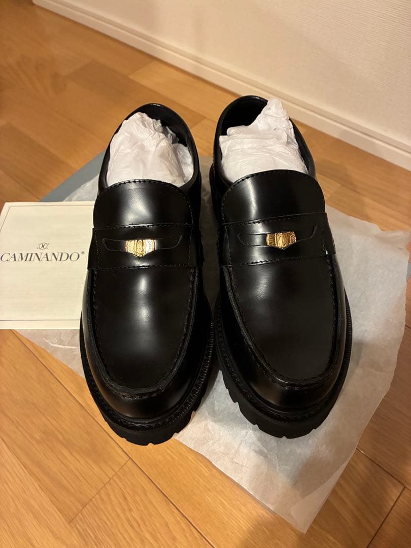 【新品未使用】【別注】 CAMINANDO カミナンドレザー ローファー
