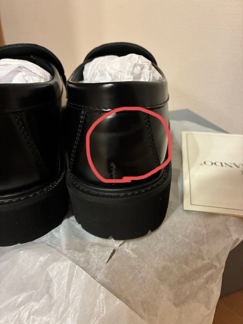 【新品未使用】【別注】 CAMINANDO カミナンドレザー ローファー