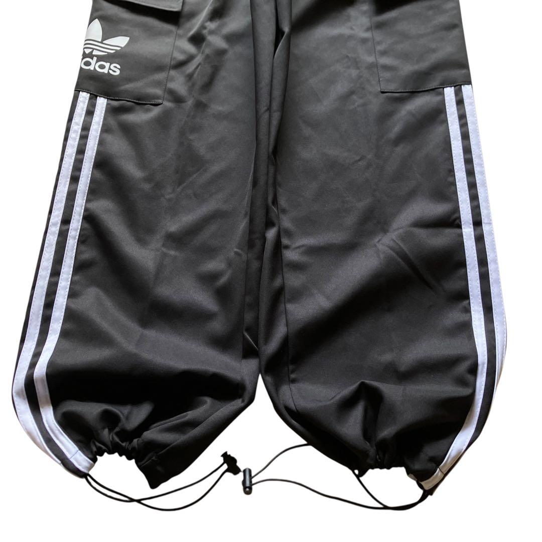 未使用00s極太 old adidas バギーナイロントラックカーゴパンツ