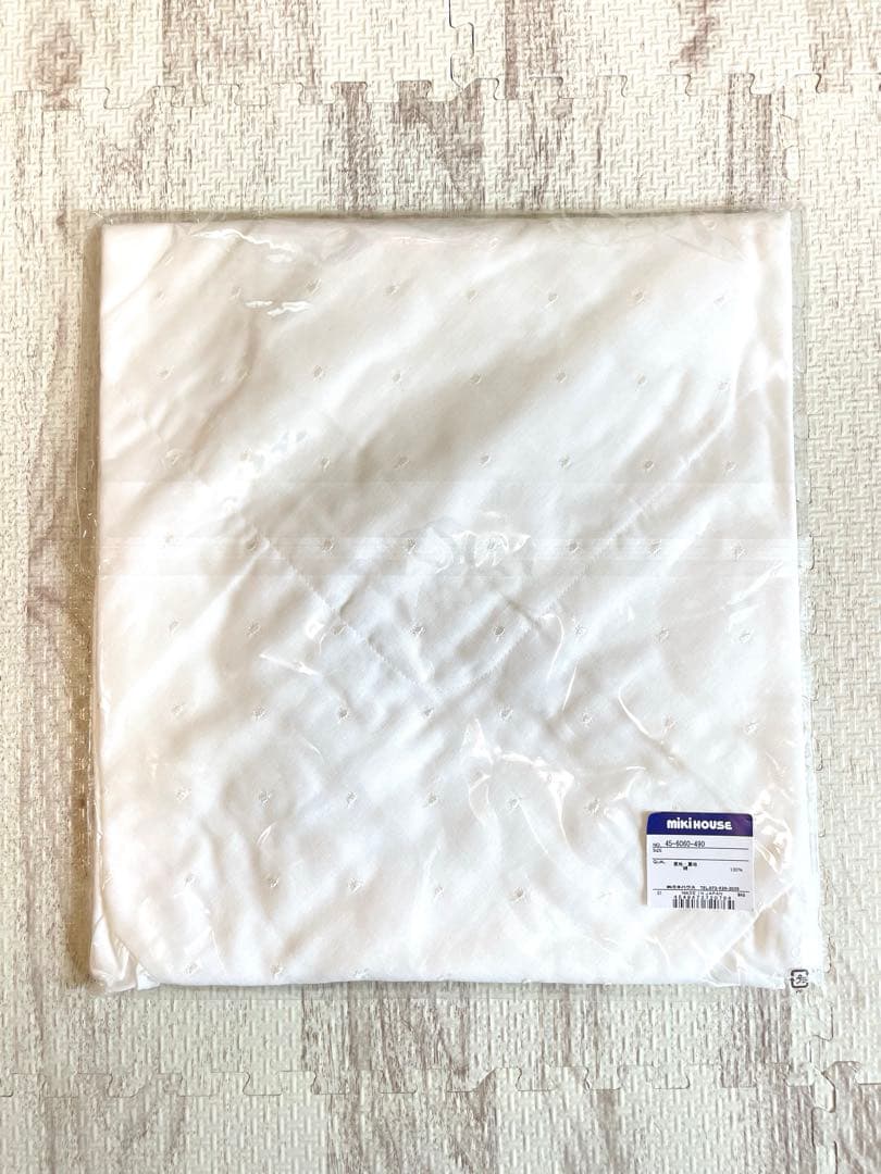 【新品未使用】ダブルガーゼアフガン(おくるみ) ミキハウスベビー