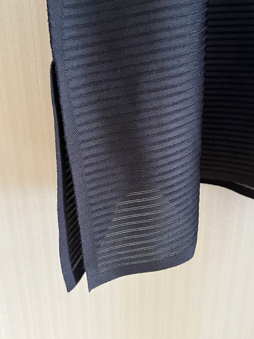 PLEATSPLEASE イッセイミヤケ　ロングチュニック　ブラック　フリー