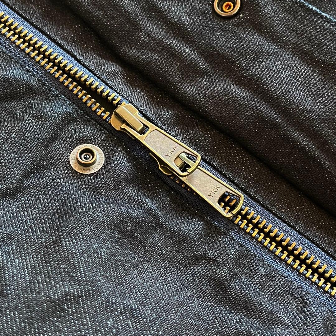 BRITISH GREEN 日本製 岡山デニムハンティングジャケット インディゴ