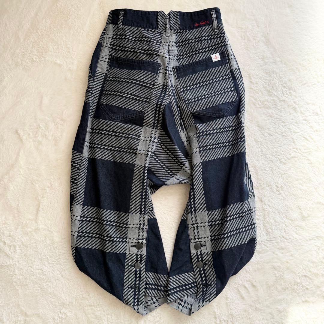 未使用級　ヴィヴィアンウェストウッド　サルエルパンツ　02 変形パンツ　チェック