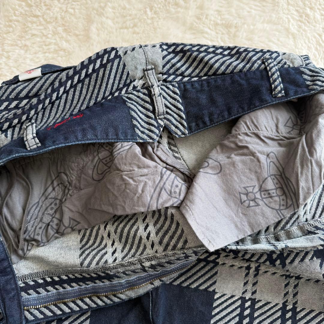 未使用級　ヴィヴィアンウェストウッド　サルエルパンツ　02 変形パンツ　チェック