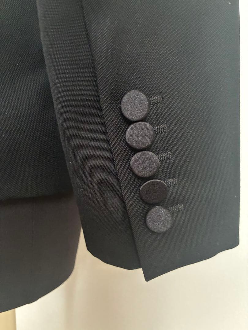 サンローランパリ スモーキングジャケット ブラック F36