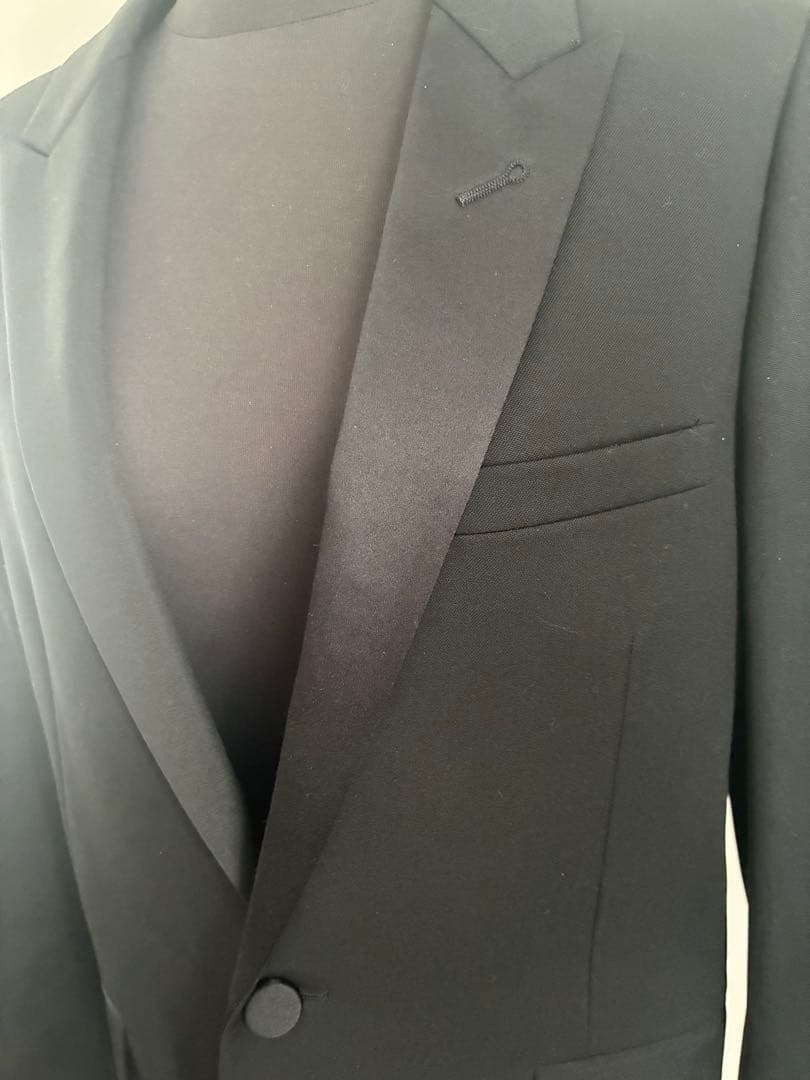 サンローランパリ スモーキングジャケット ブラック F36