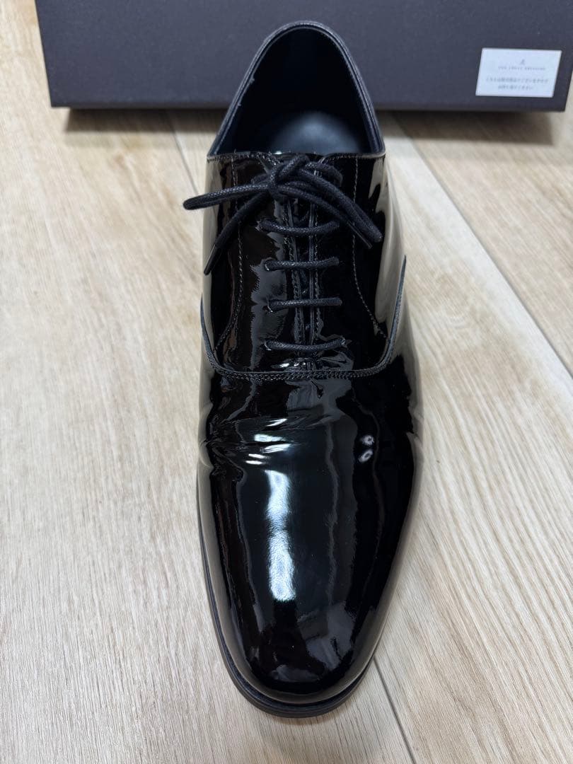 TREAT ドレスシューズ 黒エナメル 結婚式 ※使用してます サイズ:9