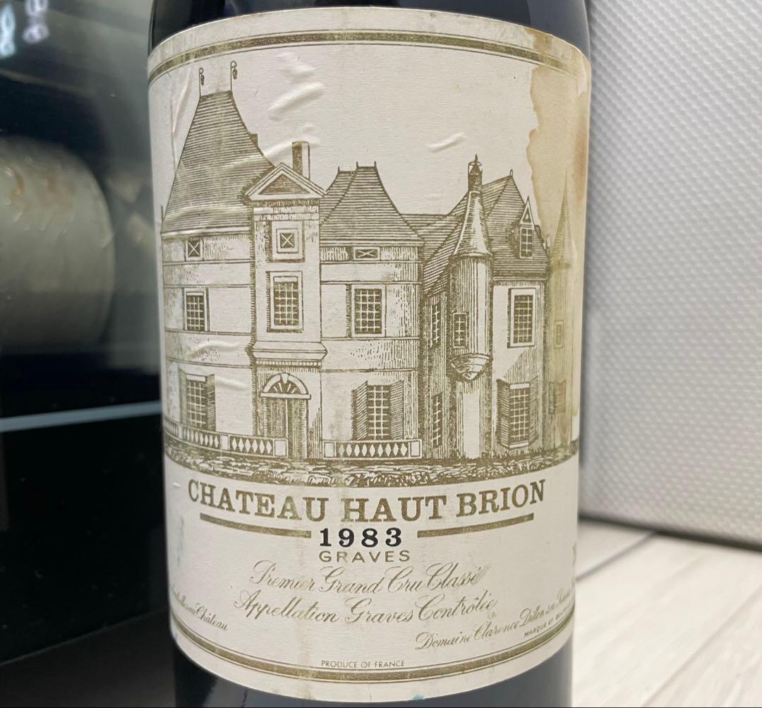 【セラー保管】 シャトー・オー・ブリオン 1983 グラーブ地区 ベストワイン