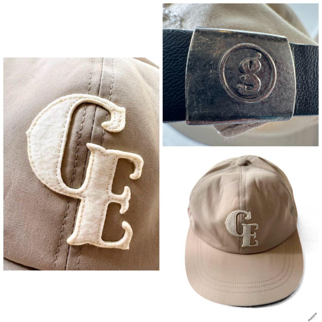 GOODENOUGH フェルトロゴ BBキャップ ナチュラル fragment