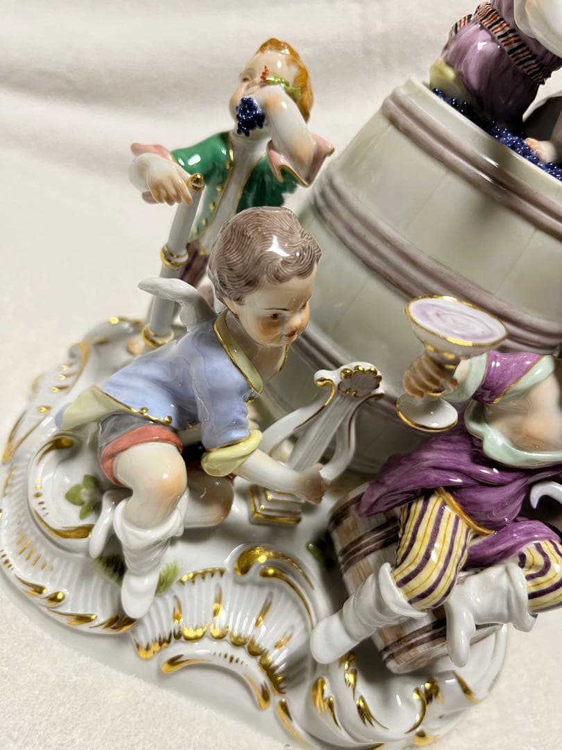 MEISSEN★マイセン★レア★ブドウ搾り