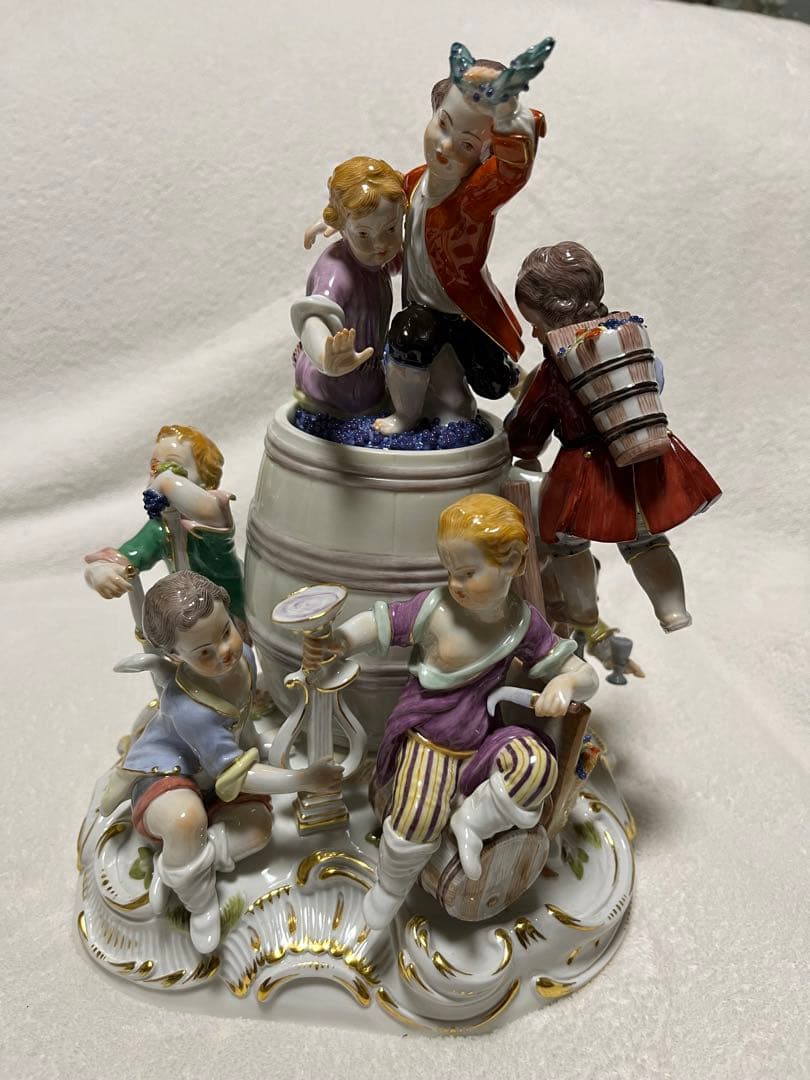 MEISSEN★マイセン★レア★ブドウ搾り