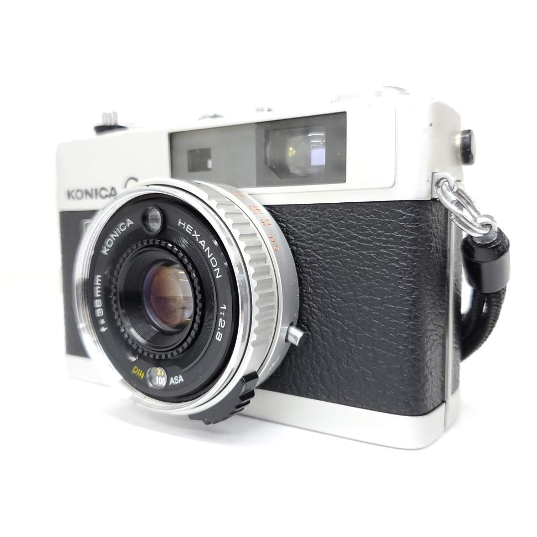 フィルムカメラ KONICA C35 Flash matic F1219-409-2v p