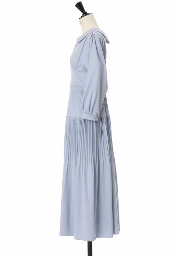 ワンピース Her lip to Pleated Open Shirt Dress