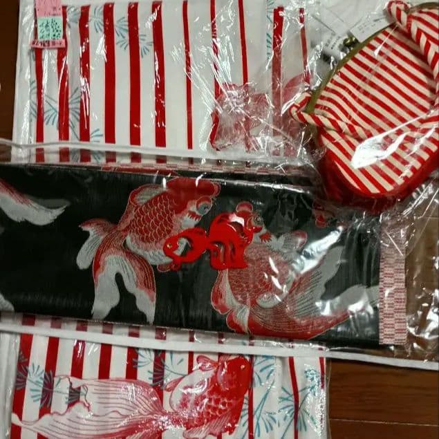 撫松庵　ふりふ　浴衣一式セット