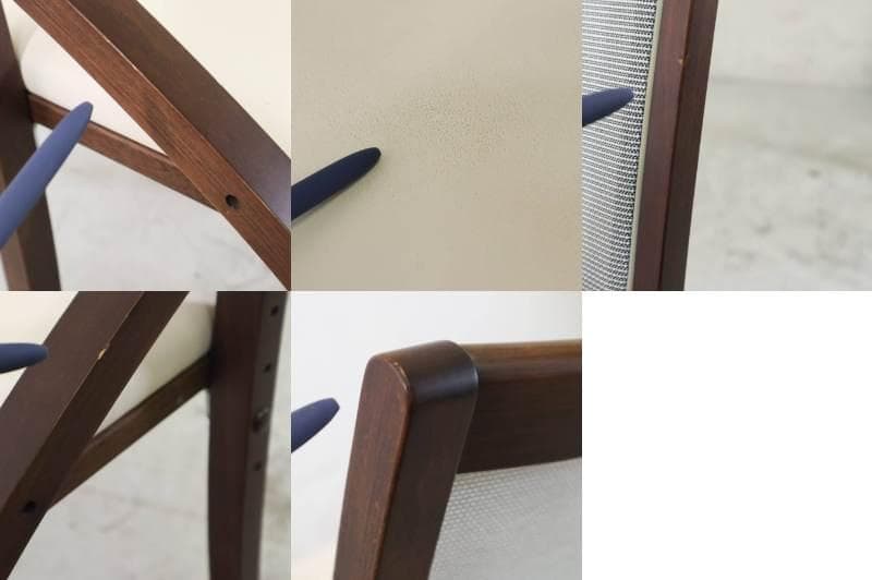 カリモク家具 デスクチェア XT2401IK ブナ材 アイボリーxモカブラウン