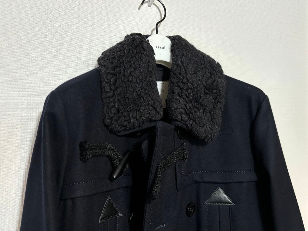 sacai 21-02619 ウールダッフルコート
