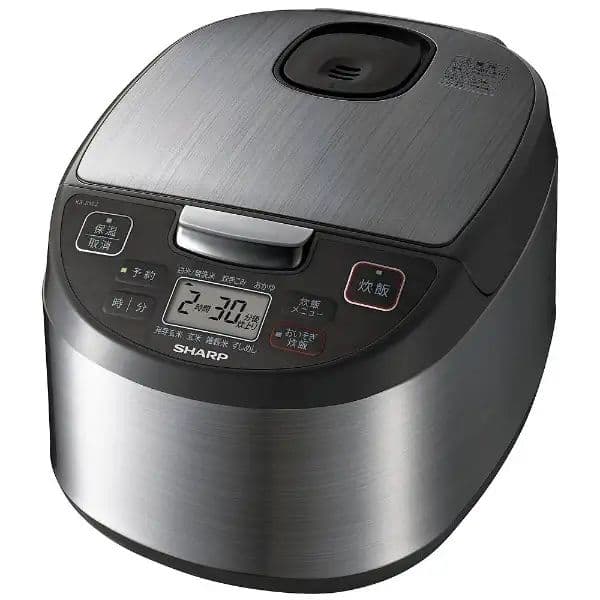 シャープ炊飯器 5.5合 黒圧釜 球面炊き KS-S10J-S