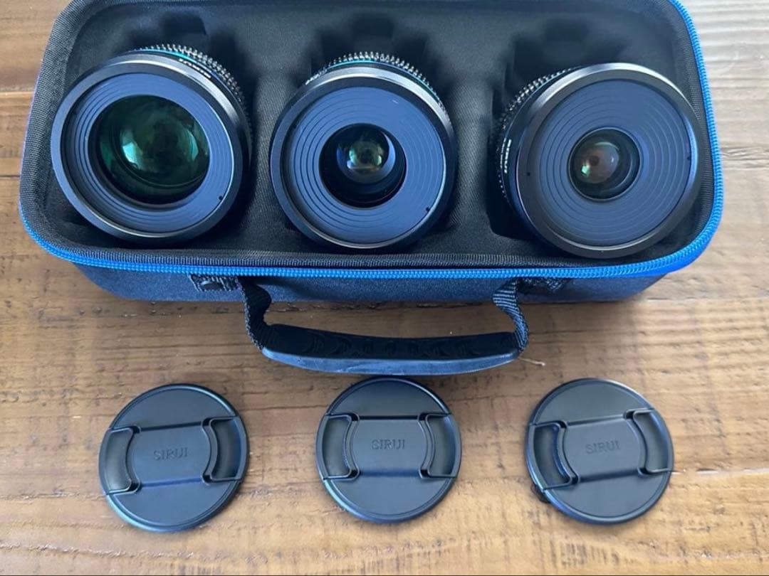 SIRUI Night Walker T1.2シネマレンズ24 35 55mm