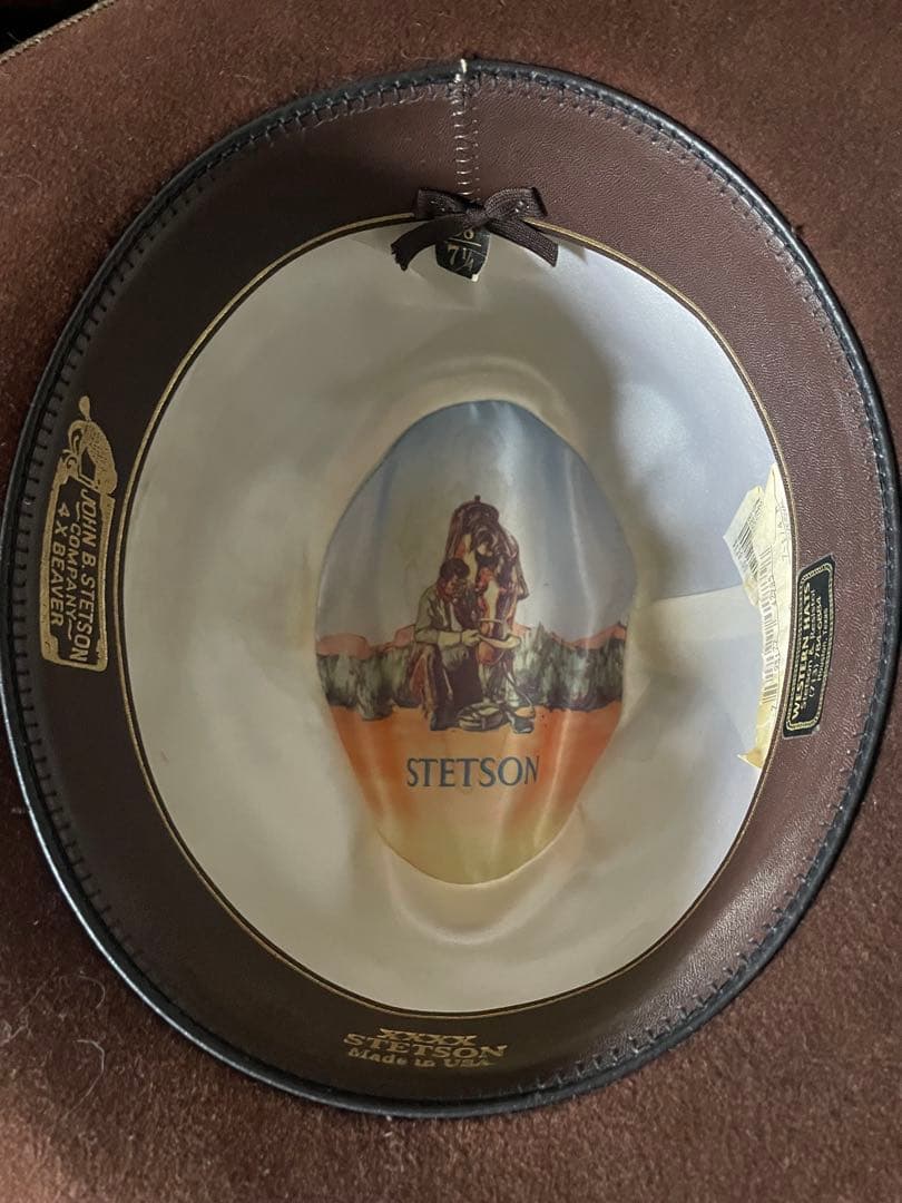 70s STETSON 4X 58ビーバーハット ステットソン ヴィンテージ