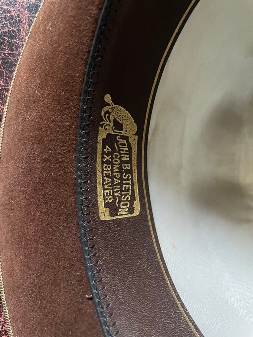 70s STETSON 4X 58ビーバーハット ステットソン ヴィンテージ