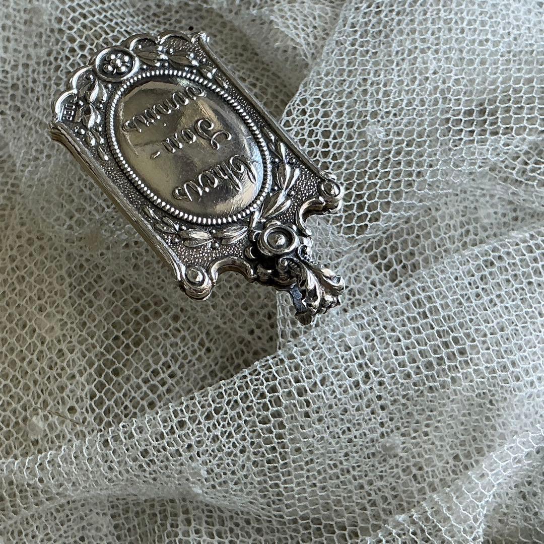 ♡超希少♡　フランスアンティーク　銀　シルバー　カルネドバル　ペンダントトップ