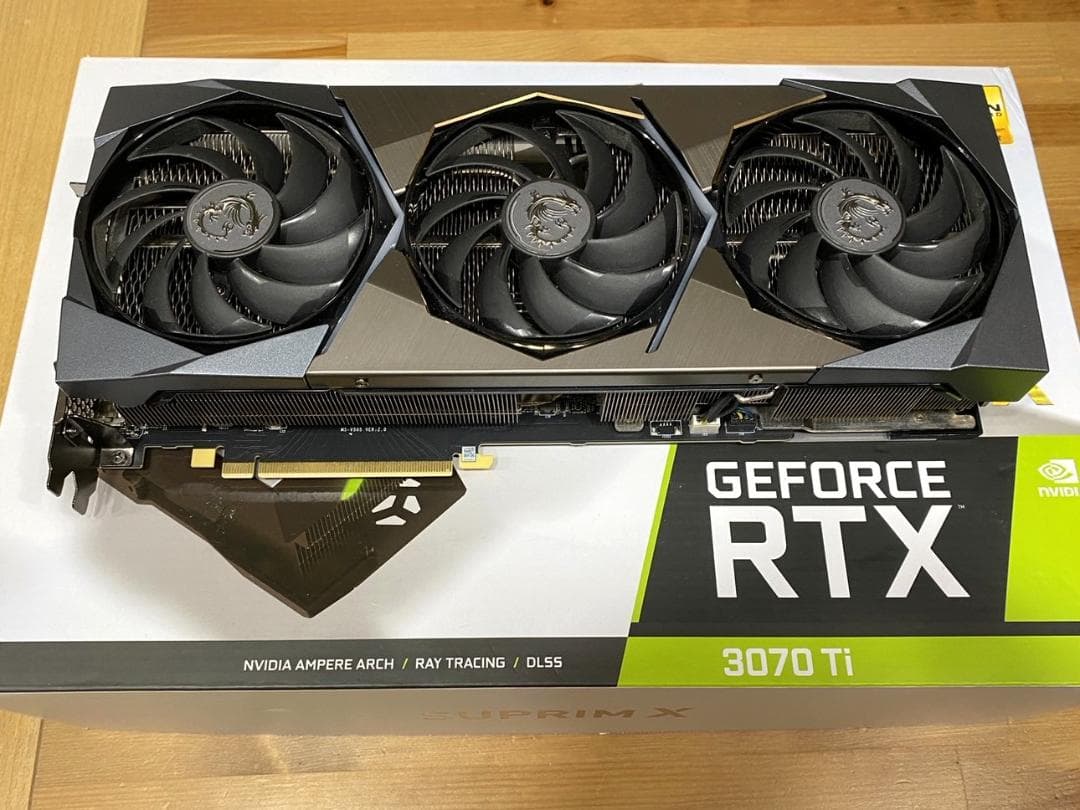 エムエスアイ RTX 3070 Ti SUPRIM X 8GB グラボ