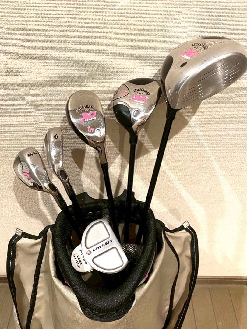 キャロウェイ XJ SERIES ジュニアゴルフ6本セット ピンク